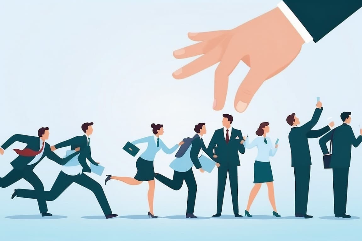 Swift hiring choice - Hand picks one, others rush
