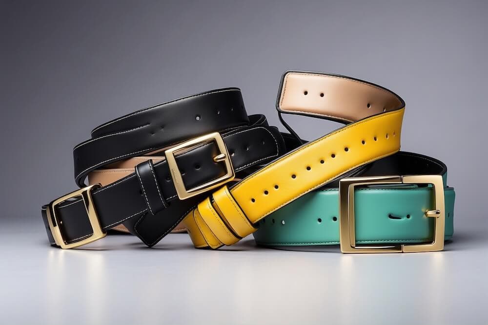 Color-coded belts symbolizing Six Sigma methodology