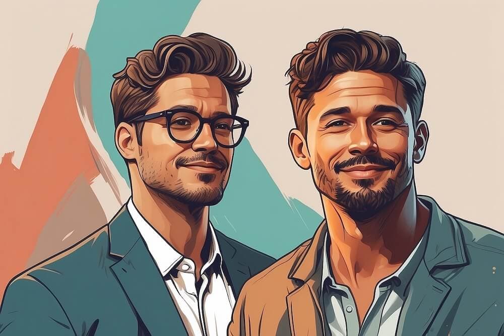 Two business partners